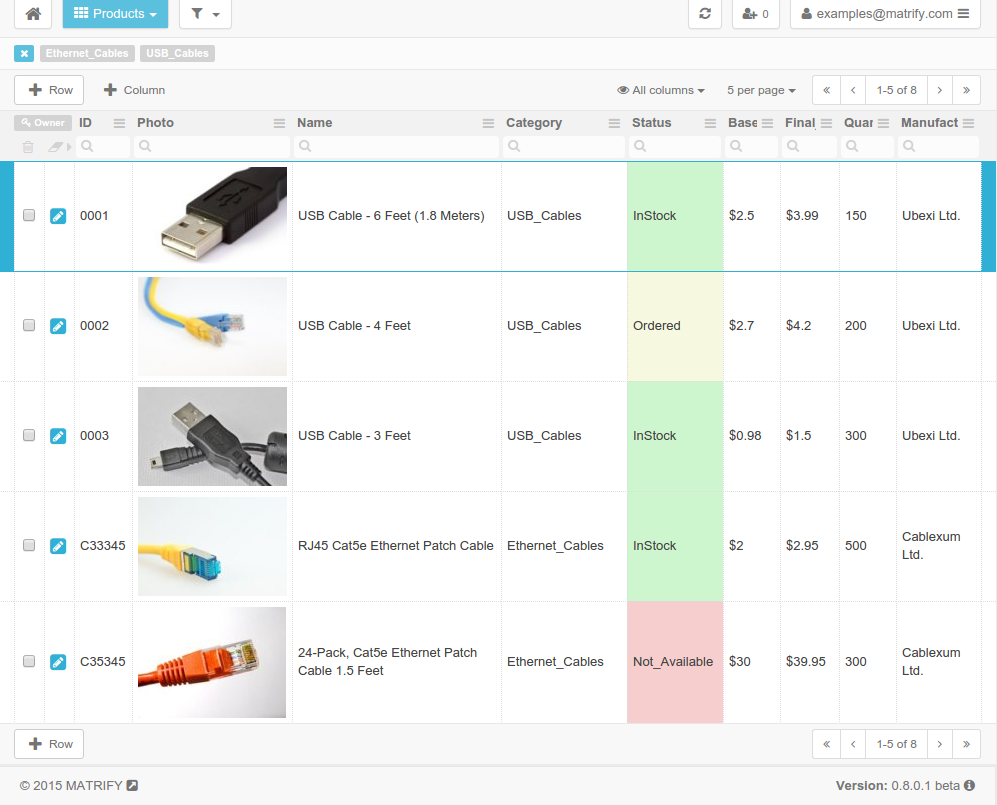 Product Catalog Solution